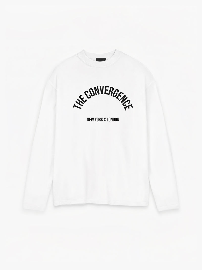 Convergence Long Sleeve T-Shirt White